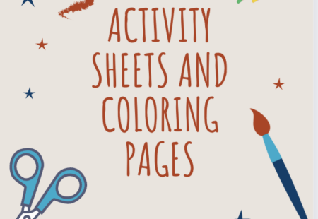 Activities and Coloring Book by Kate’s Heart